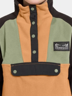 Didriksons Yokto Kids' half button- Fleecepaidat & Välikerrokset|Fleecetakit & Fleecepaidat